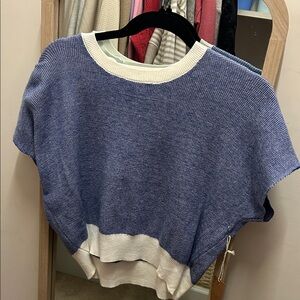 Dry Goods Blue and White Women's Sweater